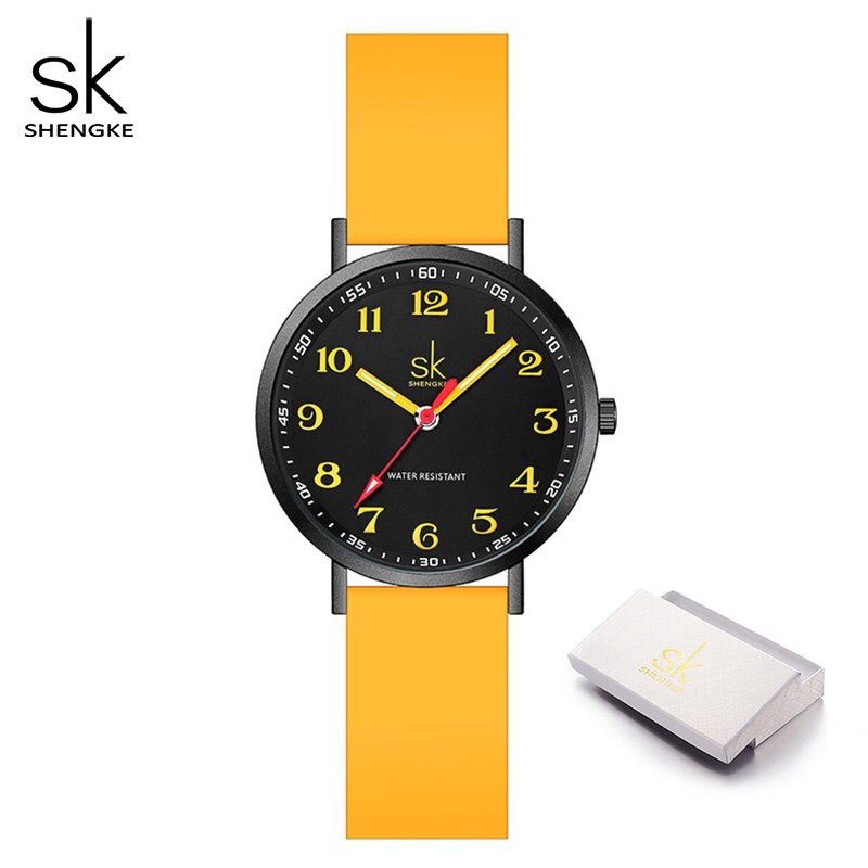 Silicone Band Women - SHENGKE Women Fashion Silicone Strap Watches