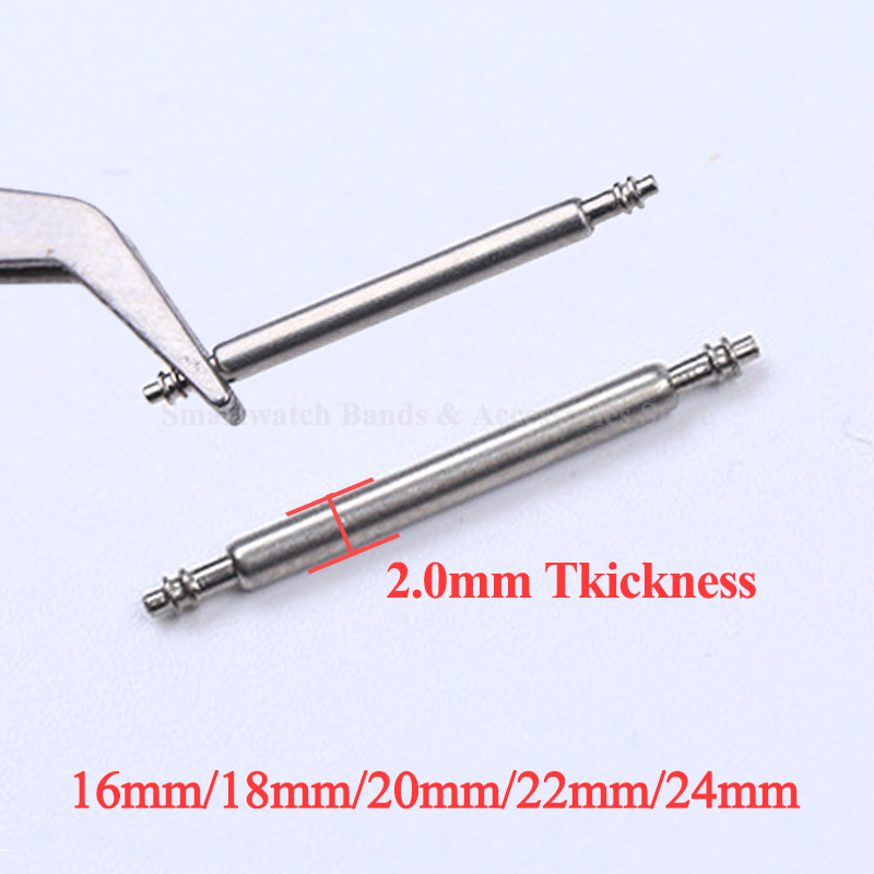 Spring Bar Tool Set - 15pcs Watch Band Pin 2.0mm Diameter