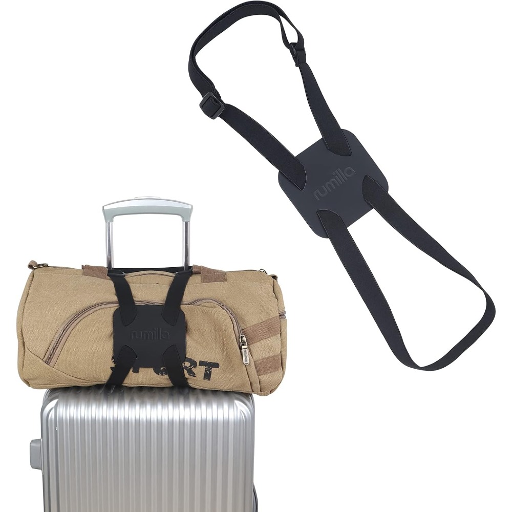 Black Adjustable Luggage Bunge - Leather Strap Quick Release recension och pris