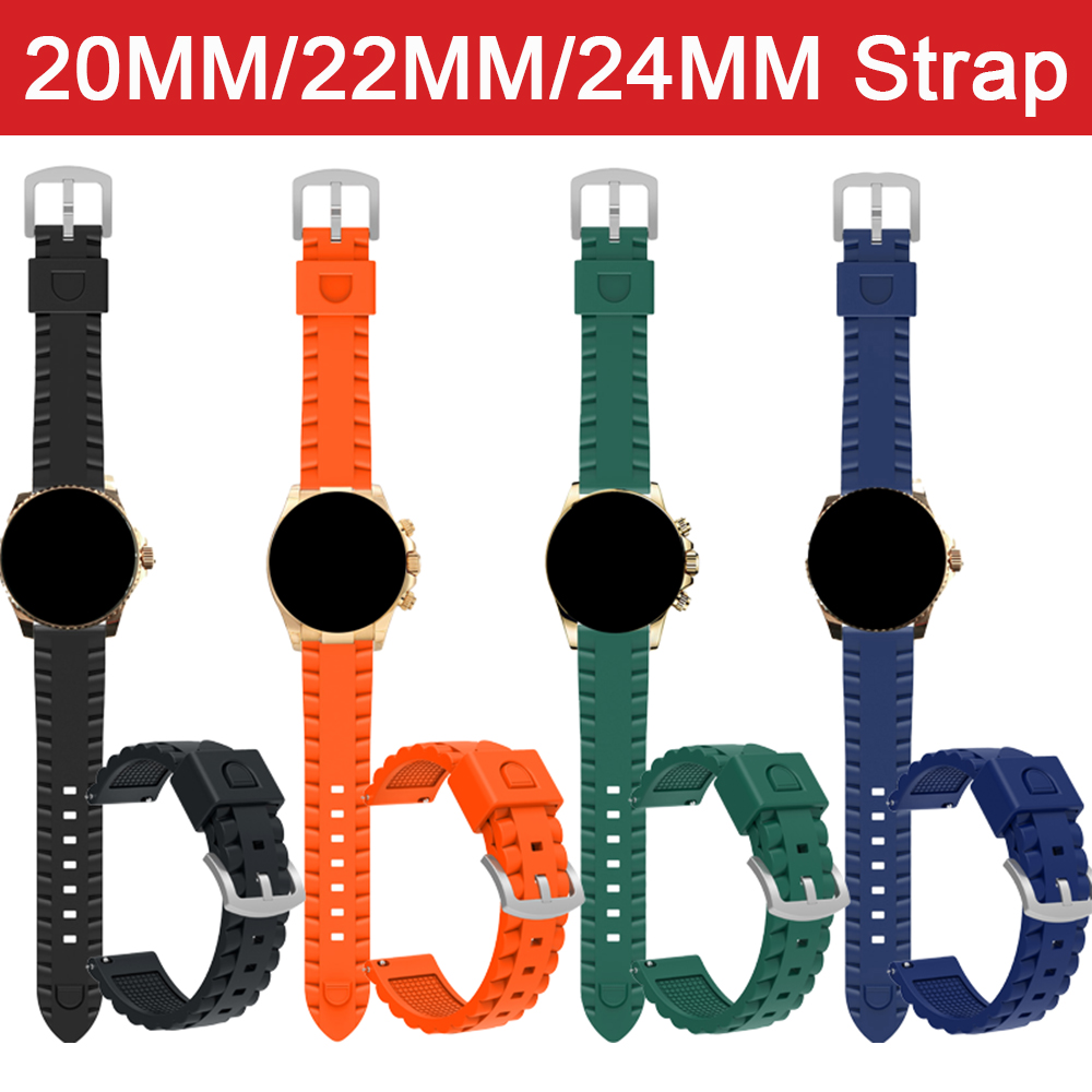 Soft Silicone Strap For 20mm 2 - Silicone Watch Band 22Mm recension och pris