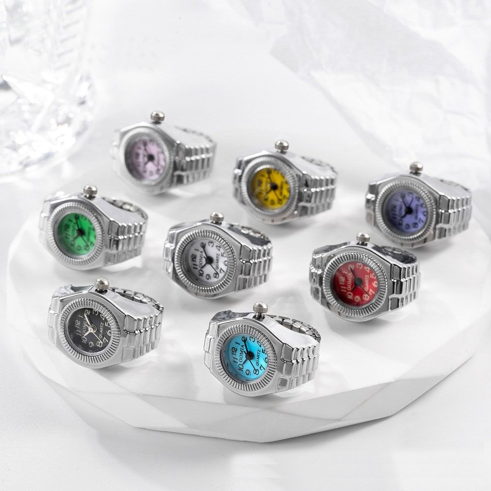Punk Mini Finger Watch Rings C - Canvas Strap Watch recension och pris