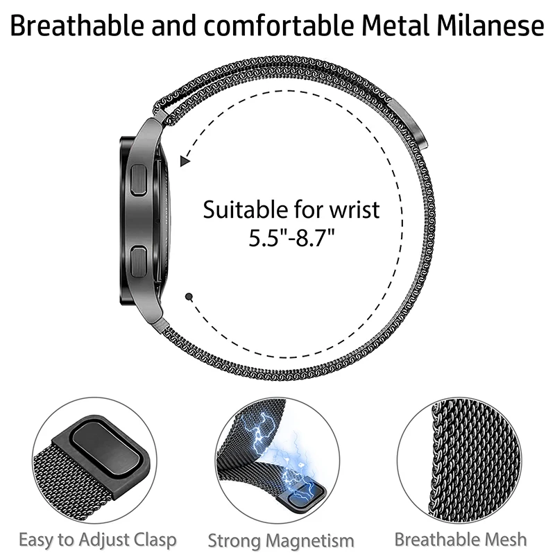 Milanese Loop Band for Redmi W - Milanese Loop Magnetic recension och pris