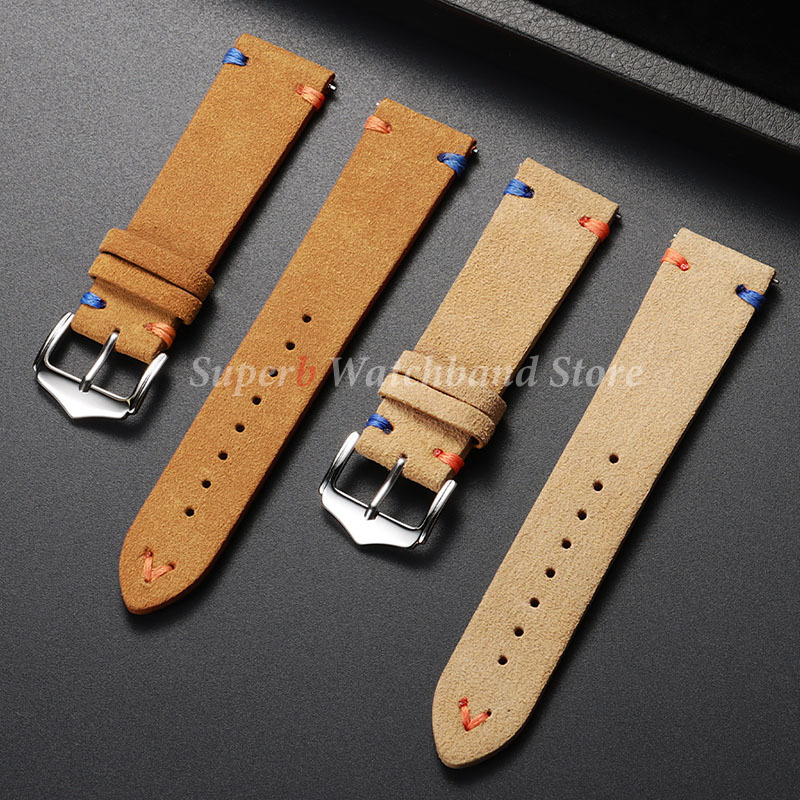 Suede Leather Watch Strap 18mm - Suede Strap Watch recension och pris