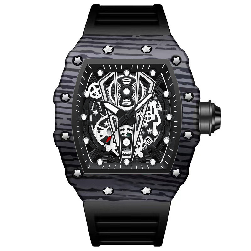BINBOND B8577 Fashion Men's Qu - Rubber Strap Diver recension och pris