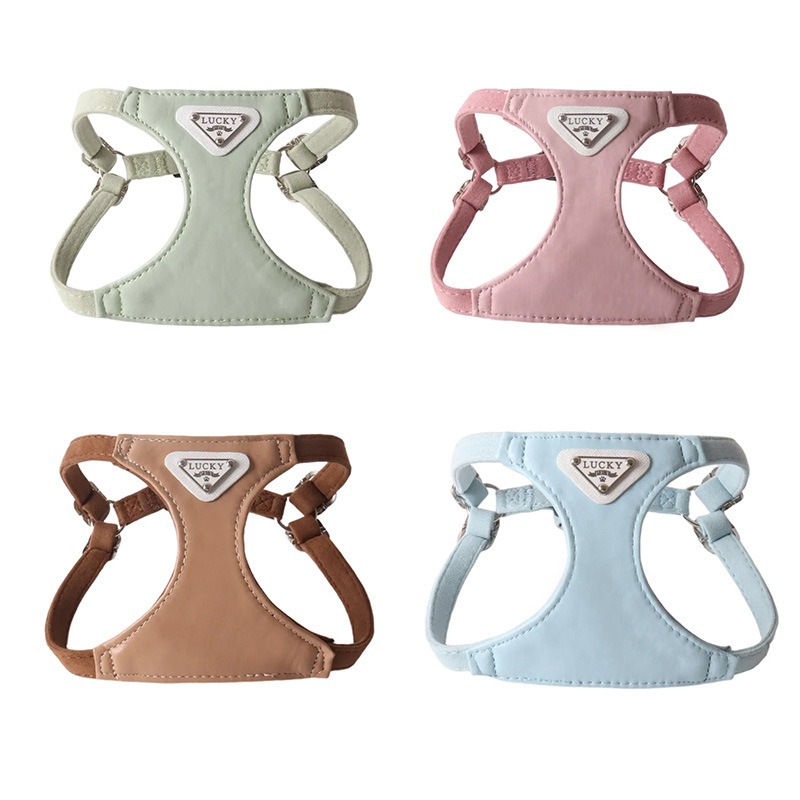 Macaron Chest Harness PU Vest  - Leather Strap Quick Release recension och pris