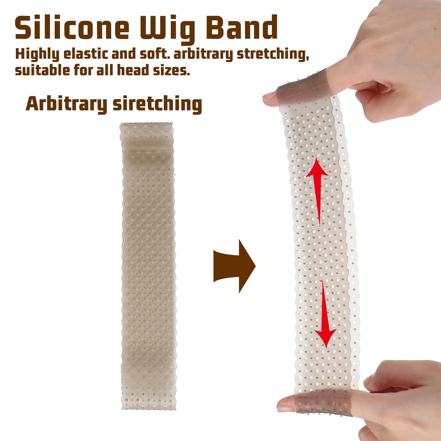new breathable Wig Grip Band N - Silicone Band Women recension och pris