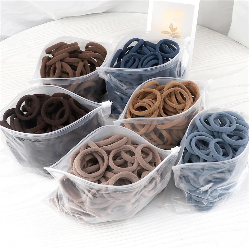 50PCS/Set Women Girls Basic Ha - Silicone Band Women recension och pris
