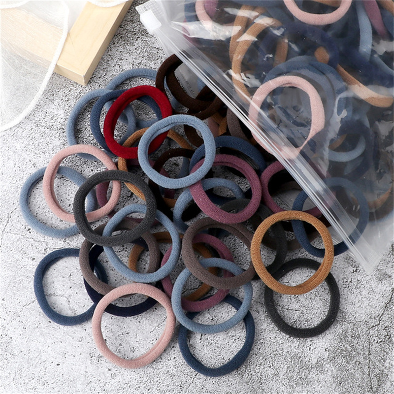 50PCS/Set Women Girls Basic Ha - Silicone Band Women recension och pris