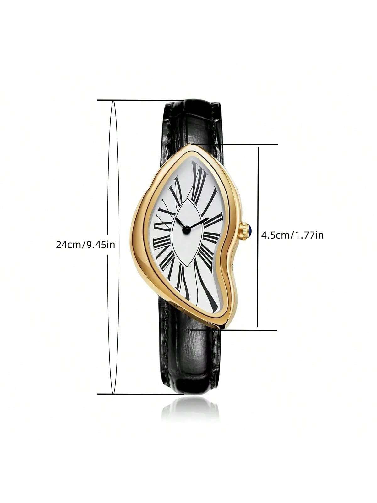 Creative Melt Luxury Watch for - Leather Watch Band Men recension och pris