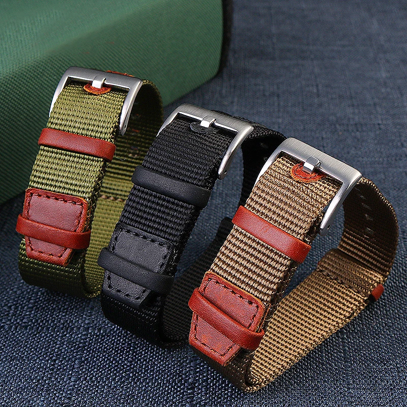 High quality  Nylon 20mm 22mm  - Nato Strap Nylon recension och pris