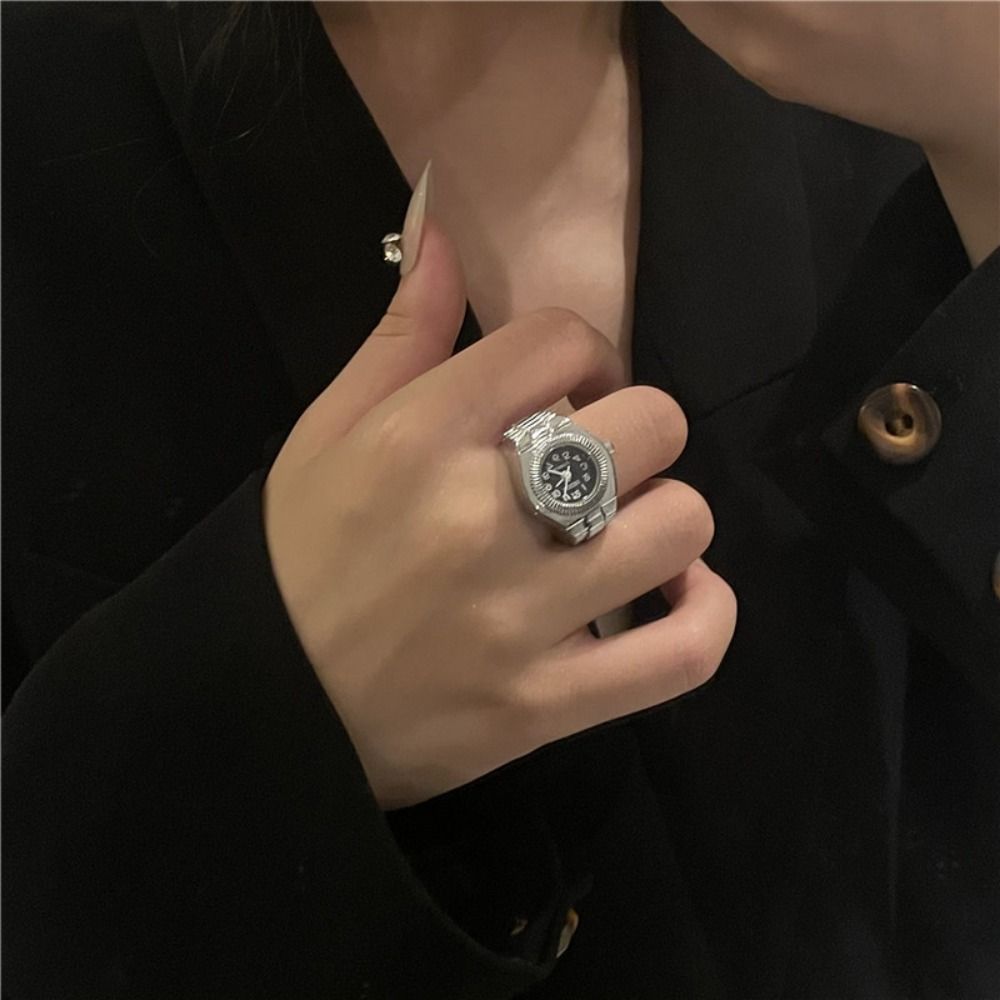 Punk Mini Finger Watch Rings A - Canvas Strap Watch recension och pris