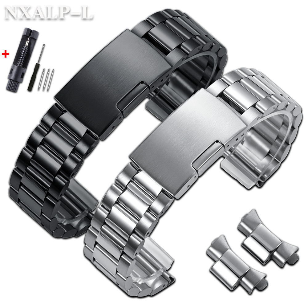 Curved End Wristband Solid Sta - Nato Strap Nylon recension och pris