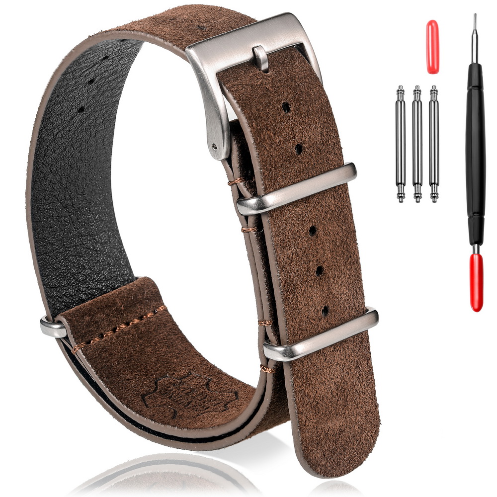 HEMSUT Genuine Leather Watch B - Tropic Strap Vintage recension och pris