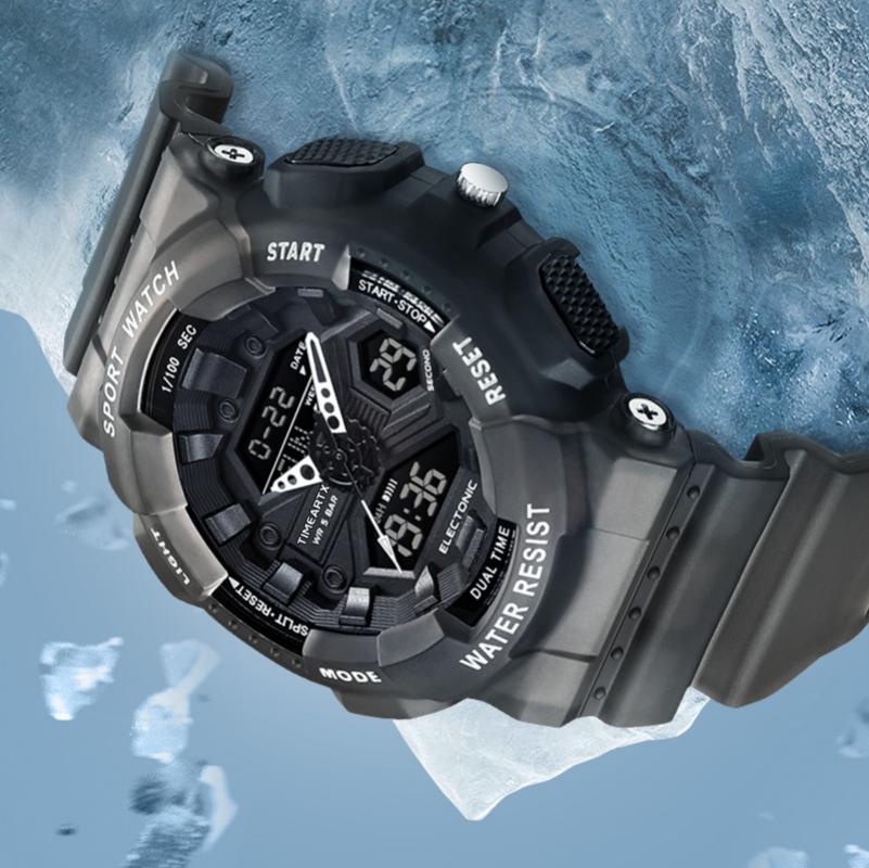 TIMEARTX Men's Watch Luxury Mu - Rubber Strap Diver recension och pris