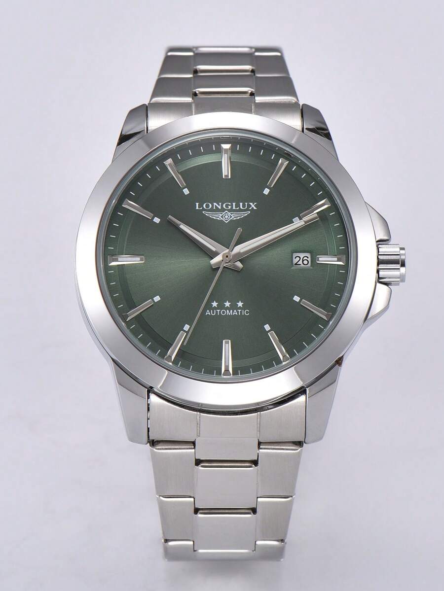 LONGLUX 1pc Men's Automatic Me - Butterfly Clasp Deployant recension och pris