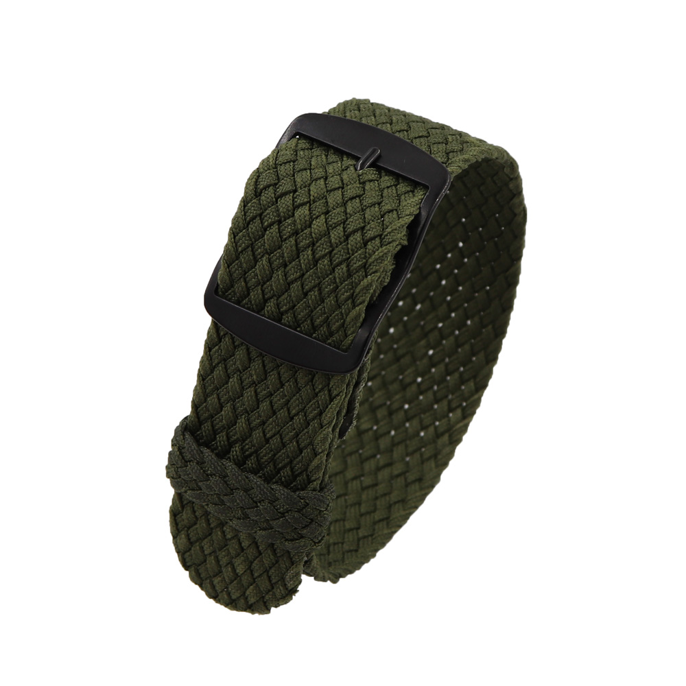 18mm 20mm 22mm Solid color For - Perlon Strap Woven recension och pris