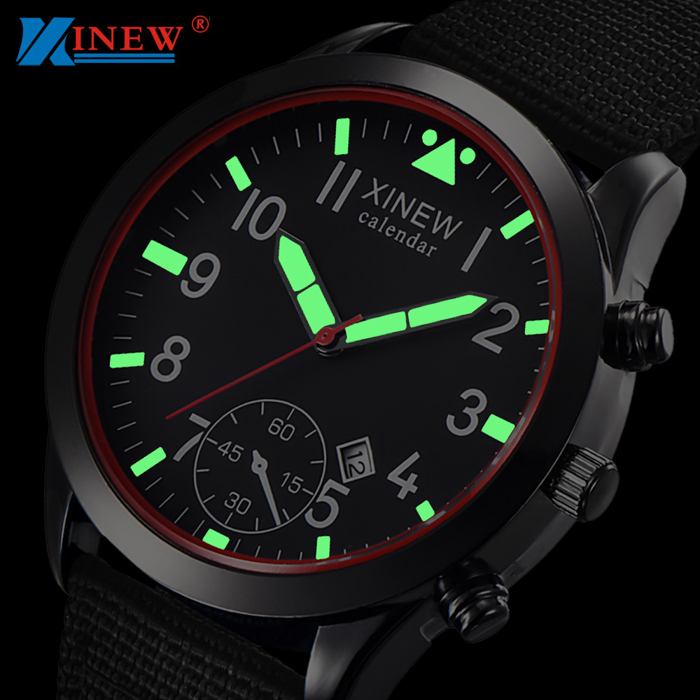 2020 XINEW Watches Men Fashion - Canvas Strap Watch recension och pris