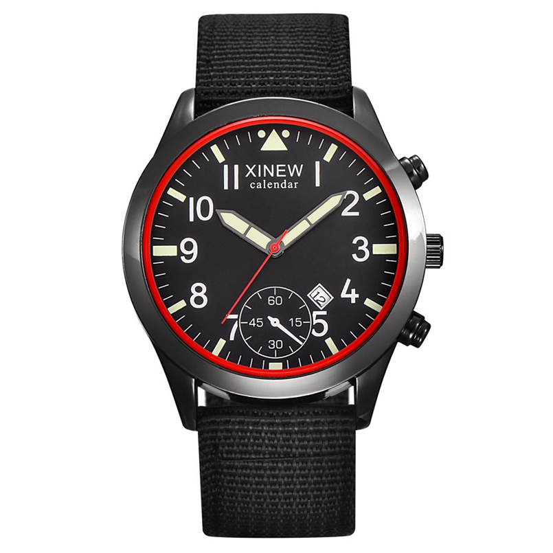 2020 XINEW Watches Men Fashion - Canvas Strap Watch recension och pris