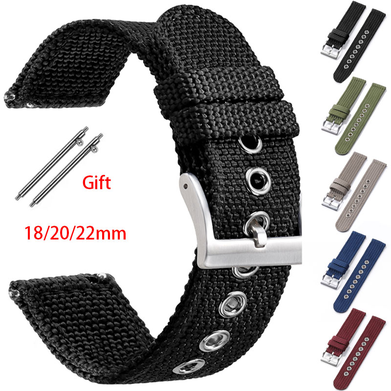 Nylon Strap 18mm 20mm 22mm Ban - Nato Strap Nylon recension och pris
