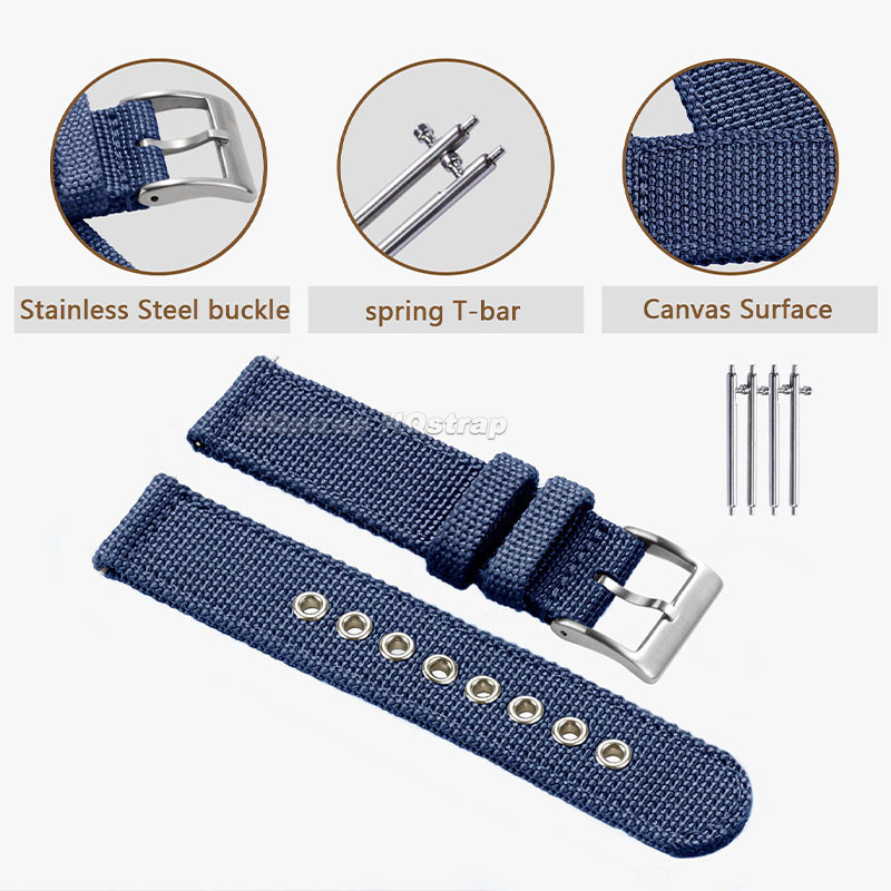 Nylon Strap 18mm 20mm 22mm Ban - Nato Strap Nylon recension och pris
