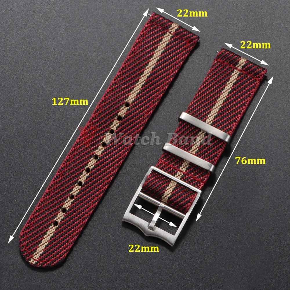 20 22mm Nylon Strap for Tudor  - Nato Strap Nylon recension och pris