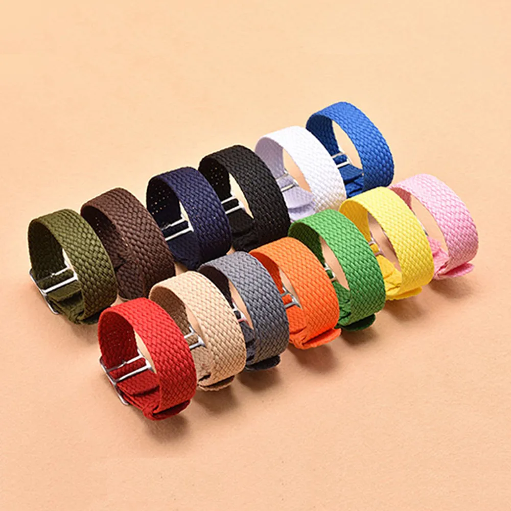 Nylon Strap 14mm 16mm 18mm 20m - Perlon Strap Woven recension och pris