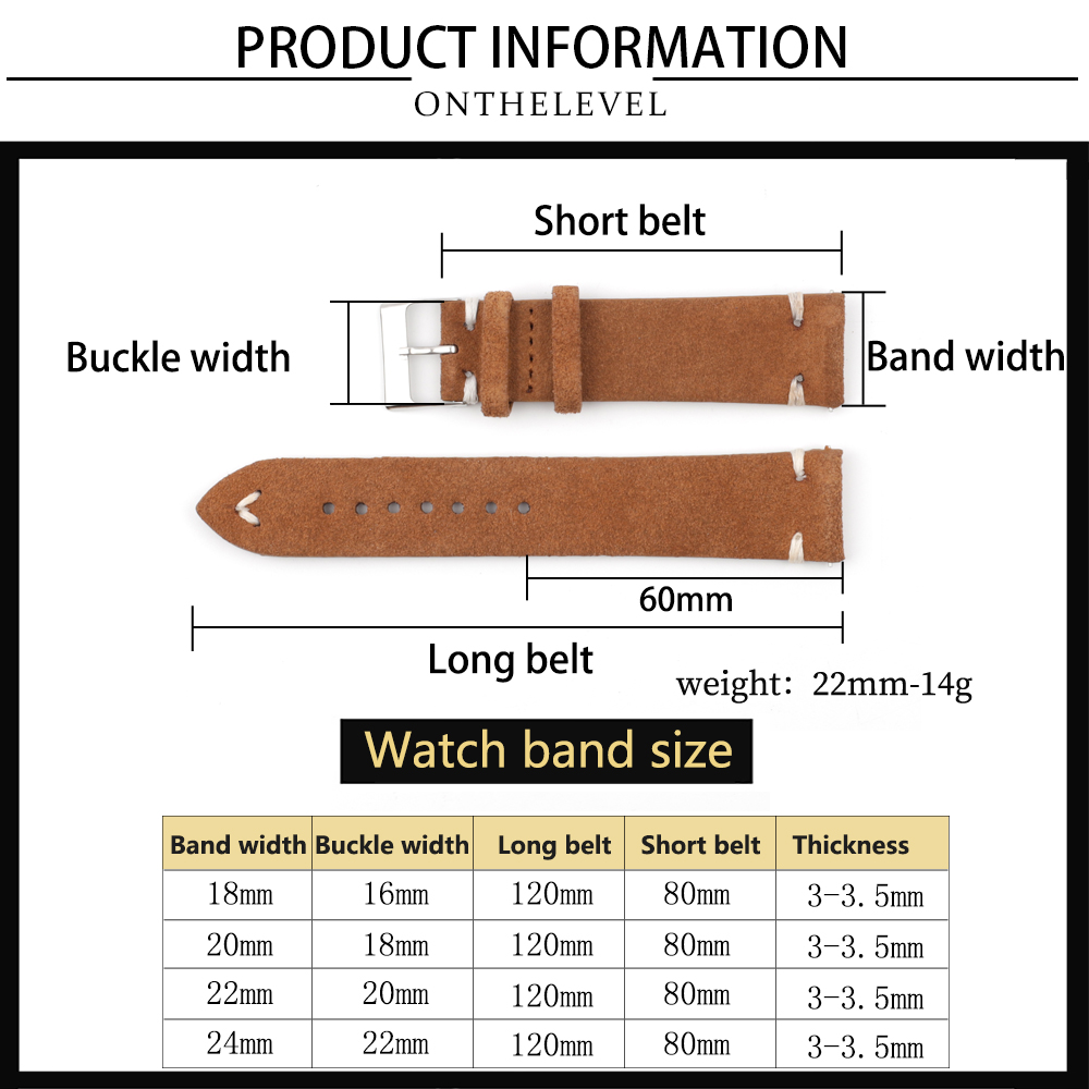 High Quality Vintage Suede Lea - Suede Strap Watch recension och pris