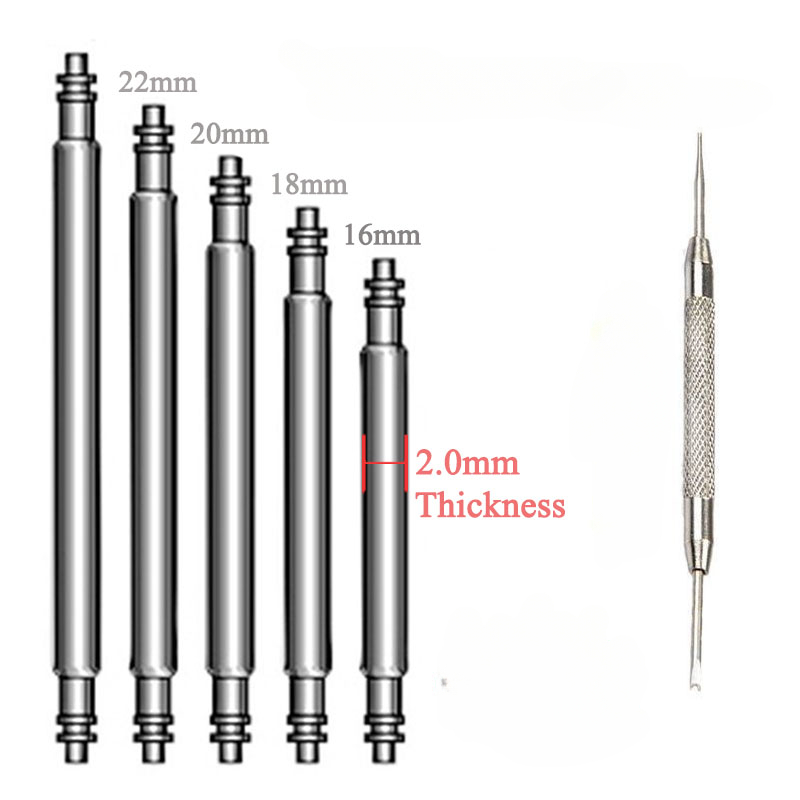 15pcs Watch Band Pin 2.0mm Dia - Spring Bar Tool Set recension och pris