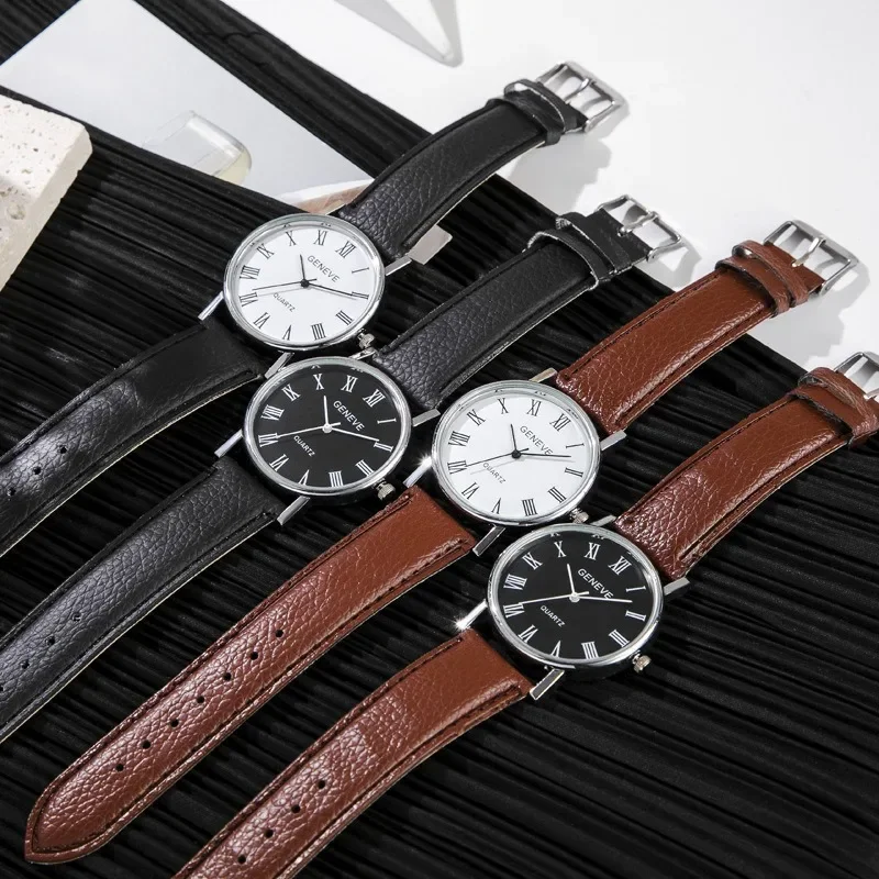 Famous Brand Men Quartz Watch  - Leather Watch Band Men recension och pris