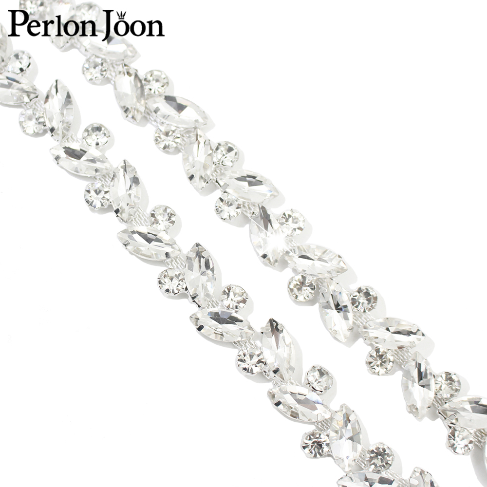 Leaf Round Crystal Rhinestone  - Perlon Strap Woven recension och pris
