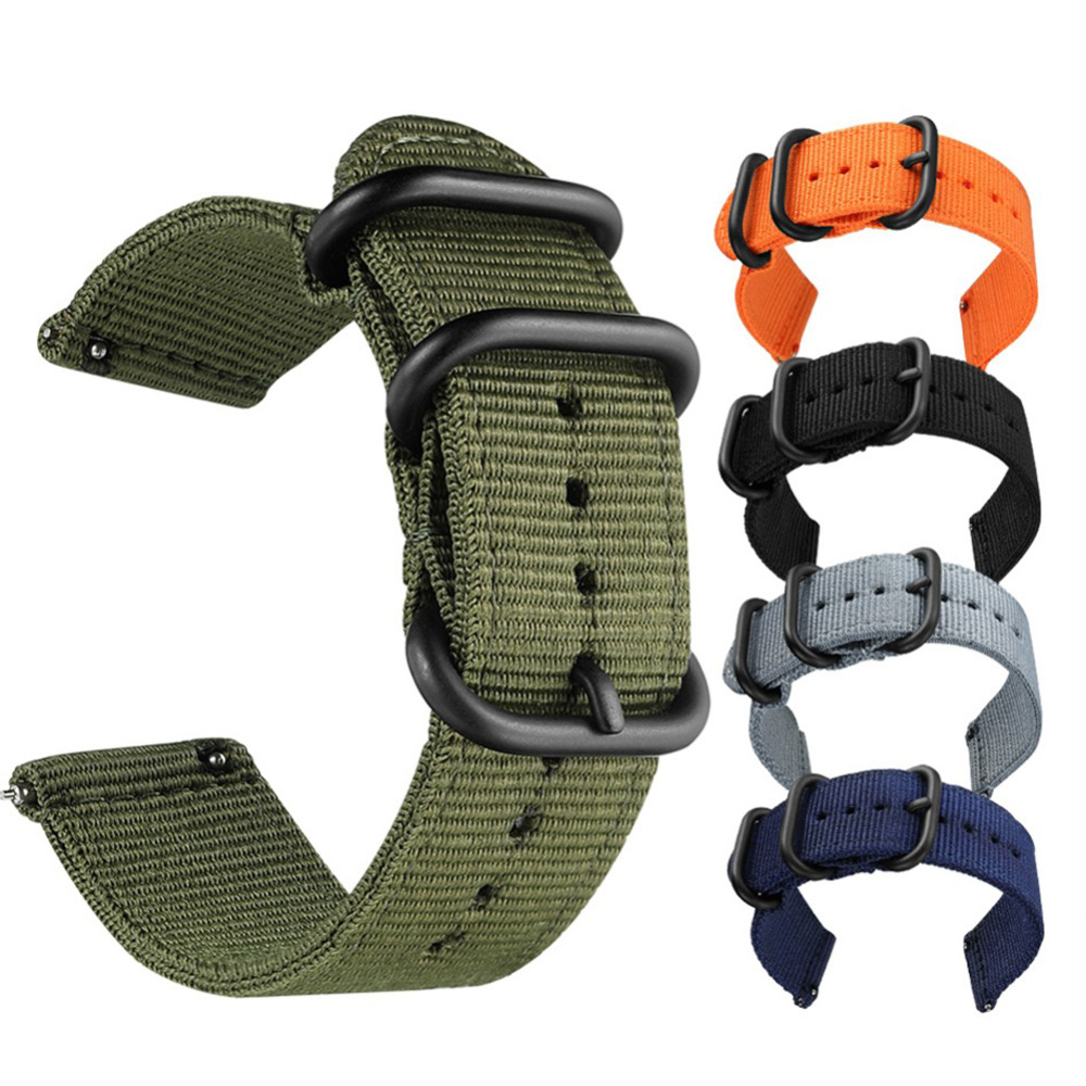 20mm 22 mm Canvas Sport Nylon  - Canvas Strap Watch recension och pris